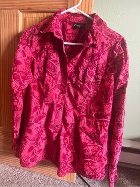 Cruel Pink Paisley Button-Down Shirt